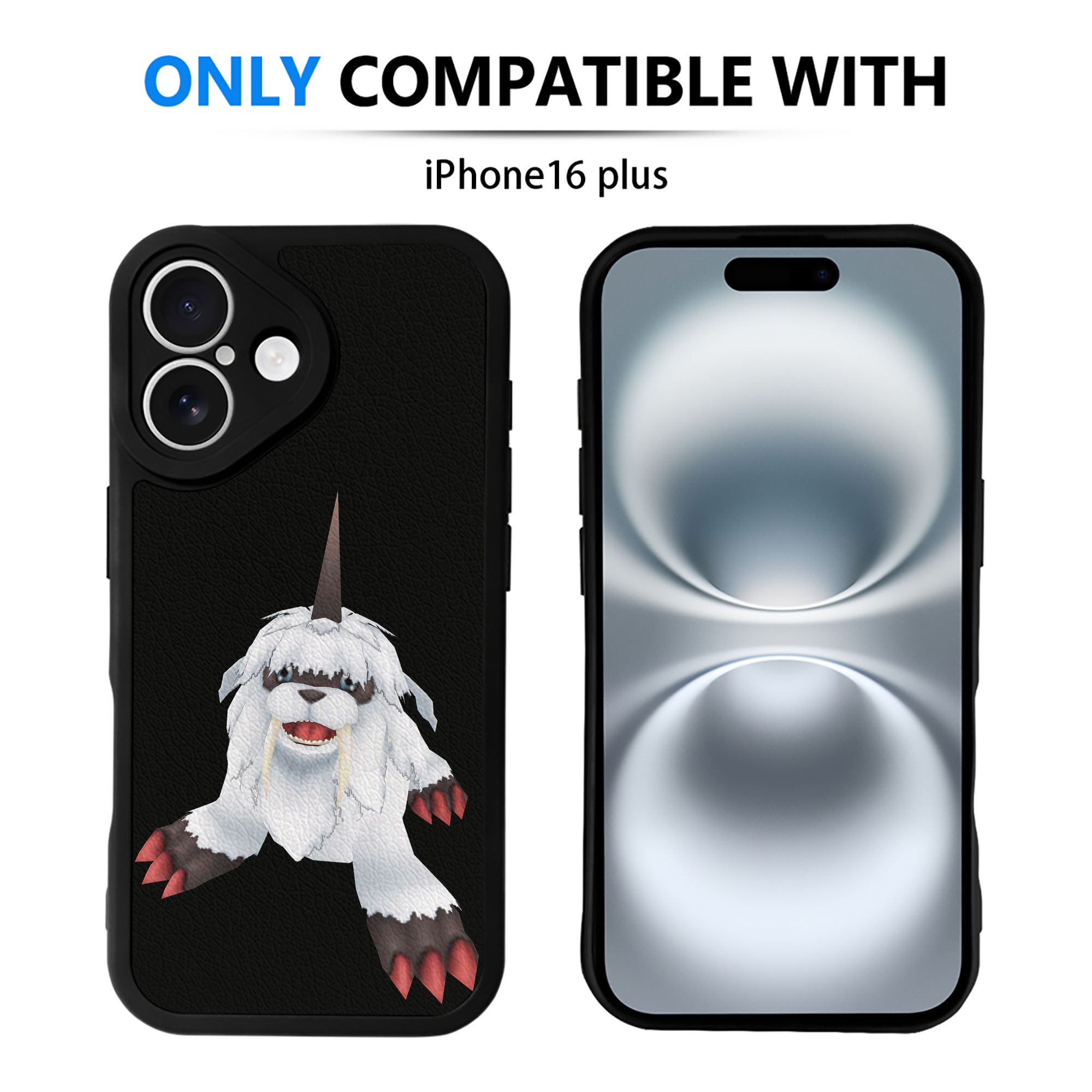 （画像用） Digimon デジタルモンスター/デジモン 【iPhone 16シリーズ対応】シリコンスマホケース（レザー調） 材質：シリコン
